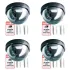 4-Pack Dummy Dome Camera