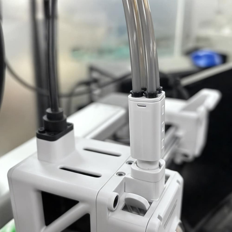 197In Gray Translucent PTFE Tube with Cuter