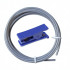 197In Gray Translucent PTFE Tube with Cuter